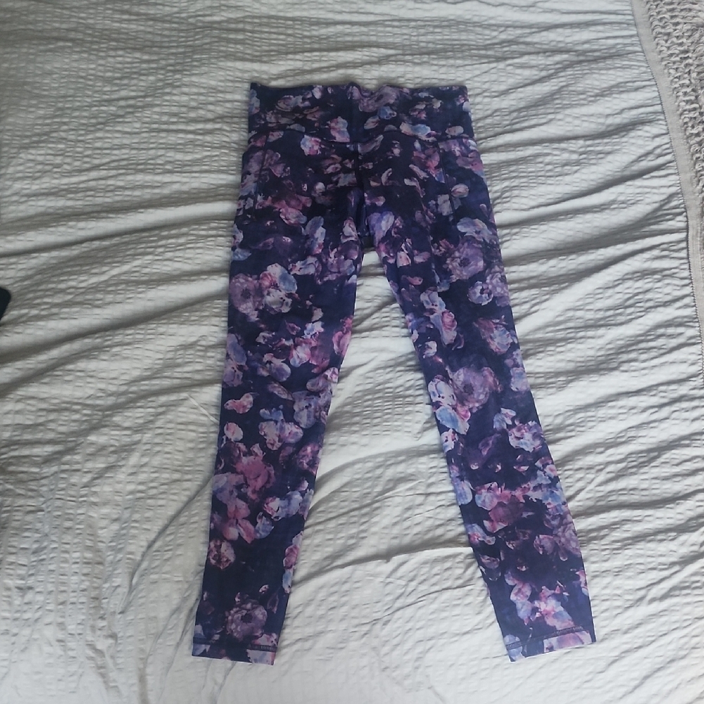 Athleta salutation floral womens Leggings